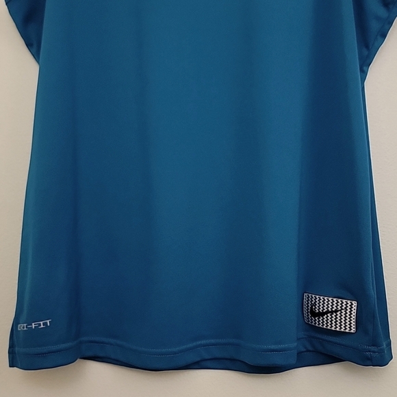 Nike Swim Dri-Fit Blue Cover Up Long Tank Top M - Picture 5 of 13